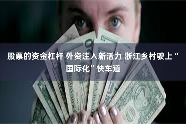 股票的资金杠杆 外资注入新活力 浙江乡村驶上“国际化”快车道