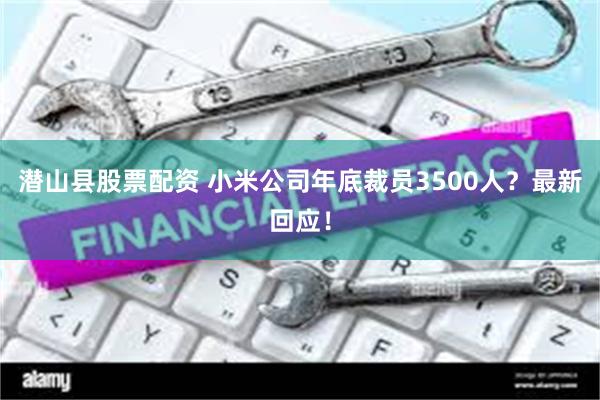 潜山县股票配资 小米公司年底裁员3500人？最新回应！